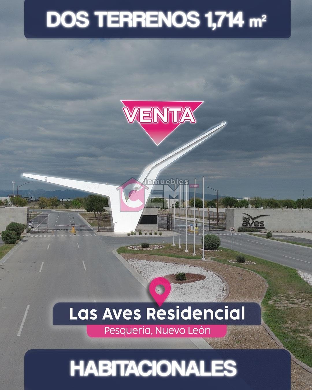 Terrenos en venta, las aves residencial, club de golf pesqueria nuevo leon, cerca del aeropuerto internacional